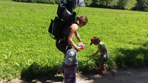 Kräutersuche Jachenau mit Kindern